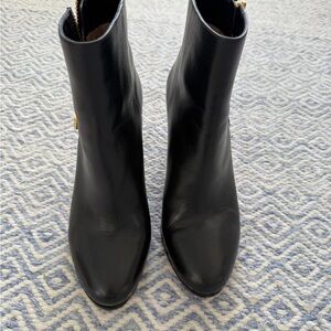 Michael Kors Sleek Black Ankle Booties